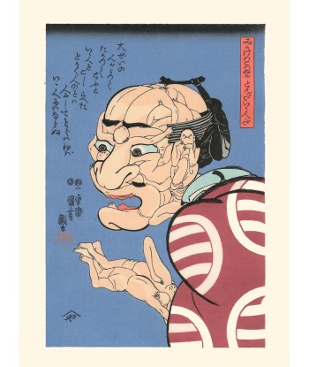 Caricature composée de Kuniyoshi | Reproduction Fine Art france