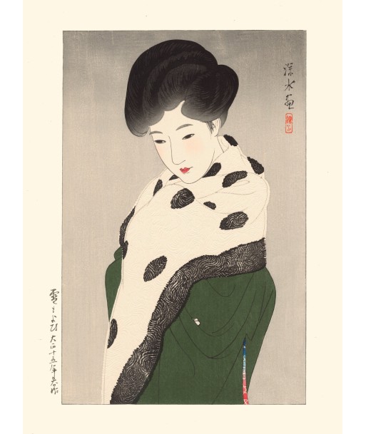 Comme la neige, 100 beautés en kimono de Shinsui Ito | Reproduction Fine Art ouvre sa boutique