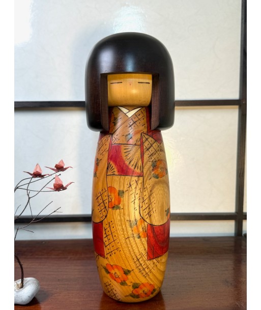 Kokeshi Créative Vintage de Usaburo | Kantsubaki, Camélia d'hiver hantent personnes