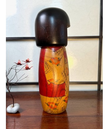 Kokeshi Créative Vintage de Usaburo | Kantsubaki, Camélia d'hiver hantent personnes