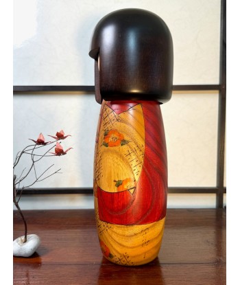 Kokeshi Créative Vintage de Usaburo | Kantsubaki, Camélia d'hiver hantent personnes