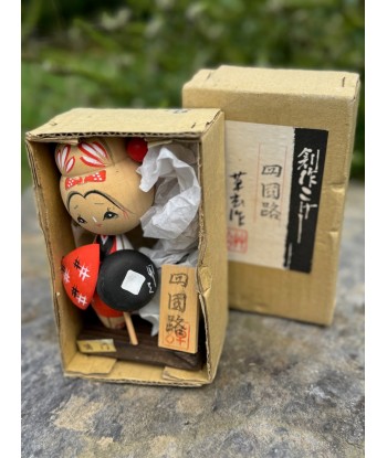 Kokeshi souvenir vintage | pèlerine de Shikoku français