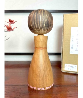 Kokeshi Créative vintage de Miho Sasaki | Ribon chan, petite fille au ruban pour bénéficier 