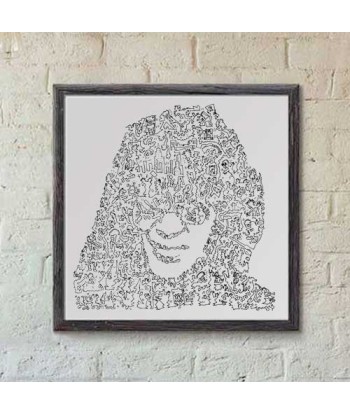 Joey Ramone print, the Ramones Poster le concept de la Pate a emporter 