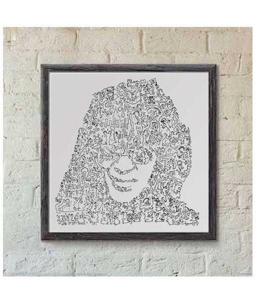 Joey Ramone print, the Ramones Poster le concept de la Pate a emporter 