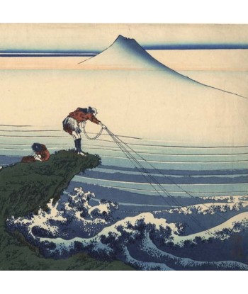 Kajikazawa de Hokusai | Reproduction Fine Art d'Europe débarque