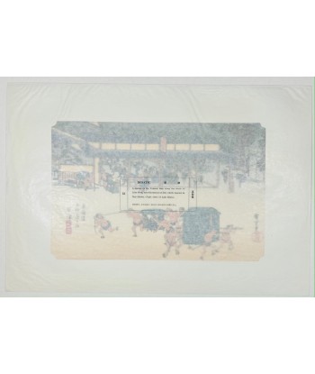 Estampe Japonaise de Hiroshige | Le Grand Tokaido n°53 Kusatsu 50-70% off 