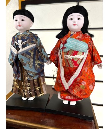 Poupées Japonaises Traditionnelles Ichimatsu | Couple en Kimono traditionnel en soie vente chaude votre 