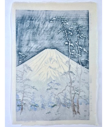 Estampe Japonaise de Okada Koichi | Mont Fuji vu de Hakone la nuit prix