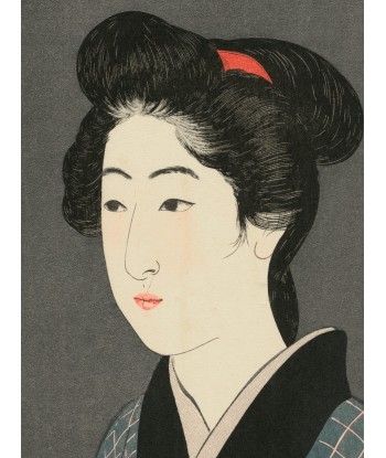 Estampe Japonaise de Goyo Hashiguchi | Femme et Plateau Rouge sélection de produits