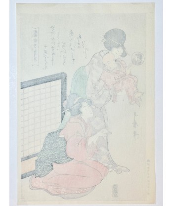 Estampe Japonaise de Utamaro Kitagawa | Ikukusa, l'héritier du trône shop