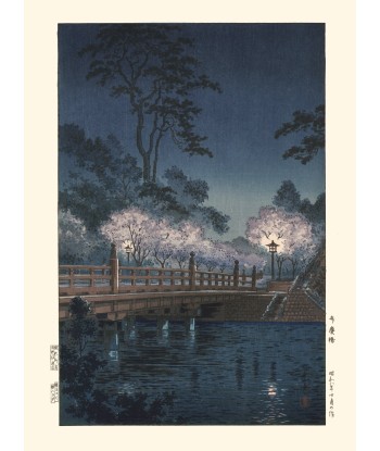 Nuit sur le pont Benkei de Koitsu | Reproduction Fine Art commande en ligne