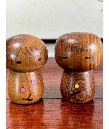 Couple Kokeshi Créative Vintage | Branche de Cerisier Les magasins à Paris et en Île-de-France