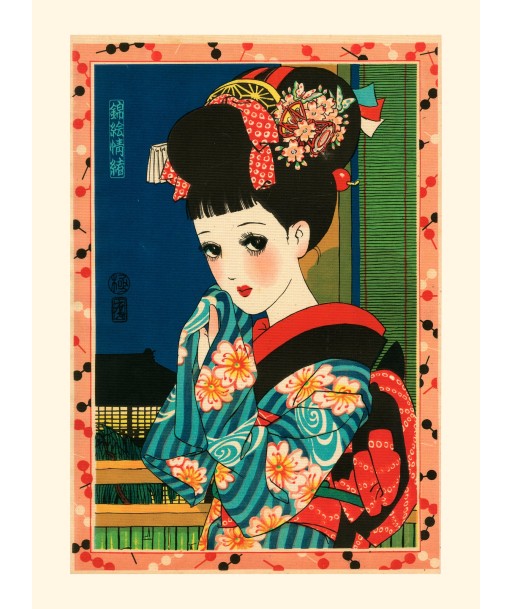 Jeune fille le soir de Junichi Nakahara |  Reproduction Fine Art Pour