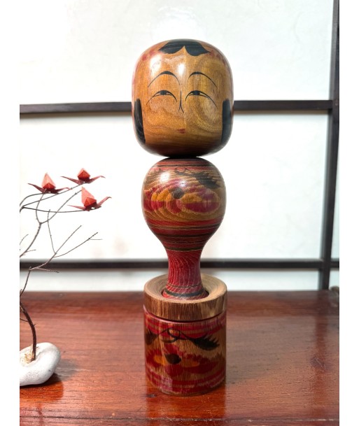 Kokeshi traditionnelle de Nagao Masayoshi | style Togatta - Yamiyo de France