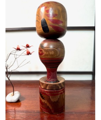 Kokeshi traditionnelle de Nagao Masayoshi | style Togatta - Yamiyo de France