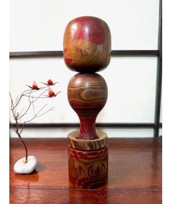 Kokeshi traditionnelle de Nagao Masayoshi | style Togatta - Yamiyo de France