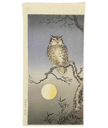 Estampe Japonaise de Koitsu Tsuchiya | Hibou acheter