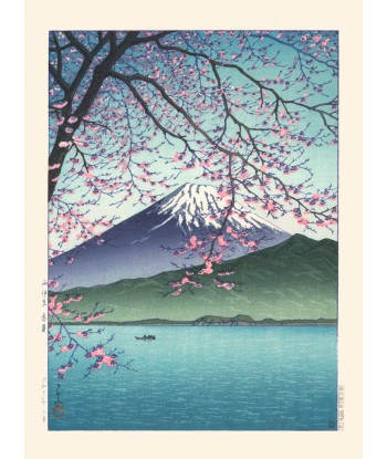 Mont Fuji au Printemps de Hasui Kawase | Reproduction Fine Art la chaussure