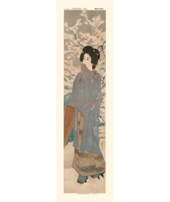 Beauté sous la Neige de Shinsui Ito | Reproduction Fine Art la chaussure